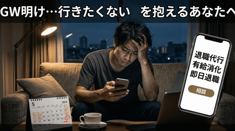 GW即日退職