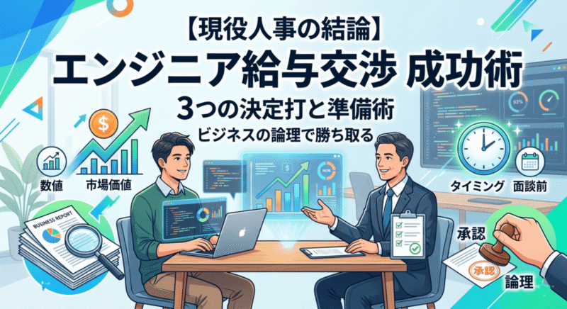 エンジニアの給与交渉
