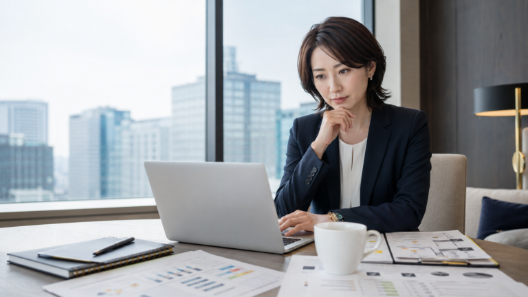 MyVisionはやばいのか悪い評判と利用前の注意点を確認する会社員