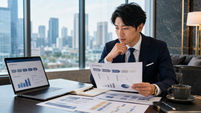 アクセンチュアへの転職難易度と選考対策を確認するビジネスパーソン