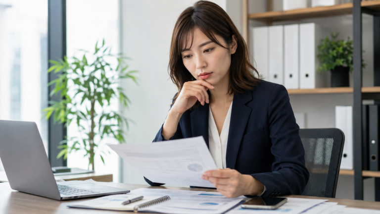 退職代行の失敗を避けるため業者と注意点を確認する会社員
