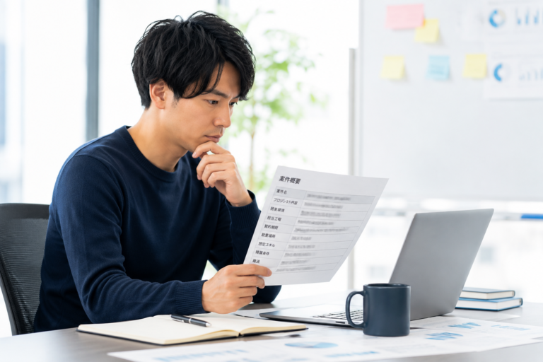 SES案件ガチャを避けるため案件内容を確認するITエンジニア