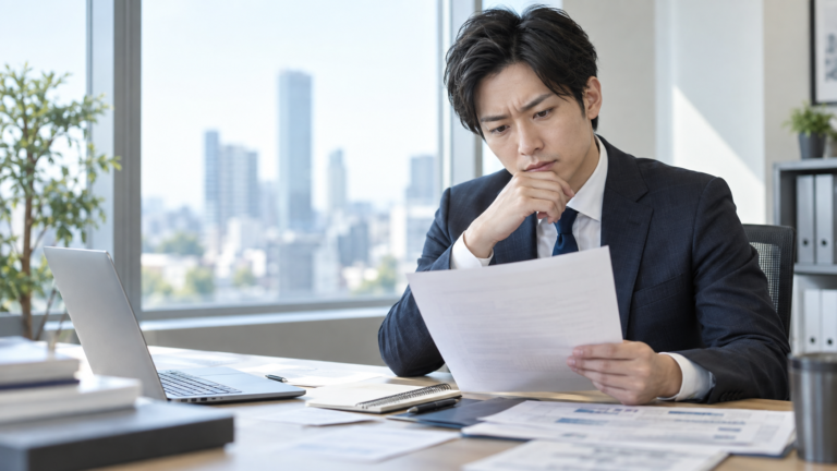 土日休みと聞いて入社したのに休日出勤を求められ勤務条件を確認する会社員